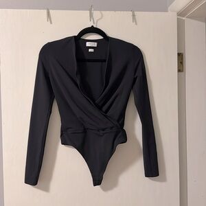 Cross front contour bodysuit